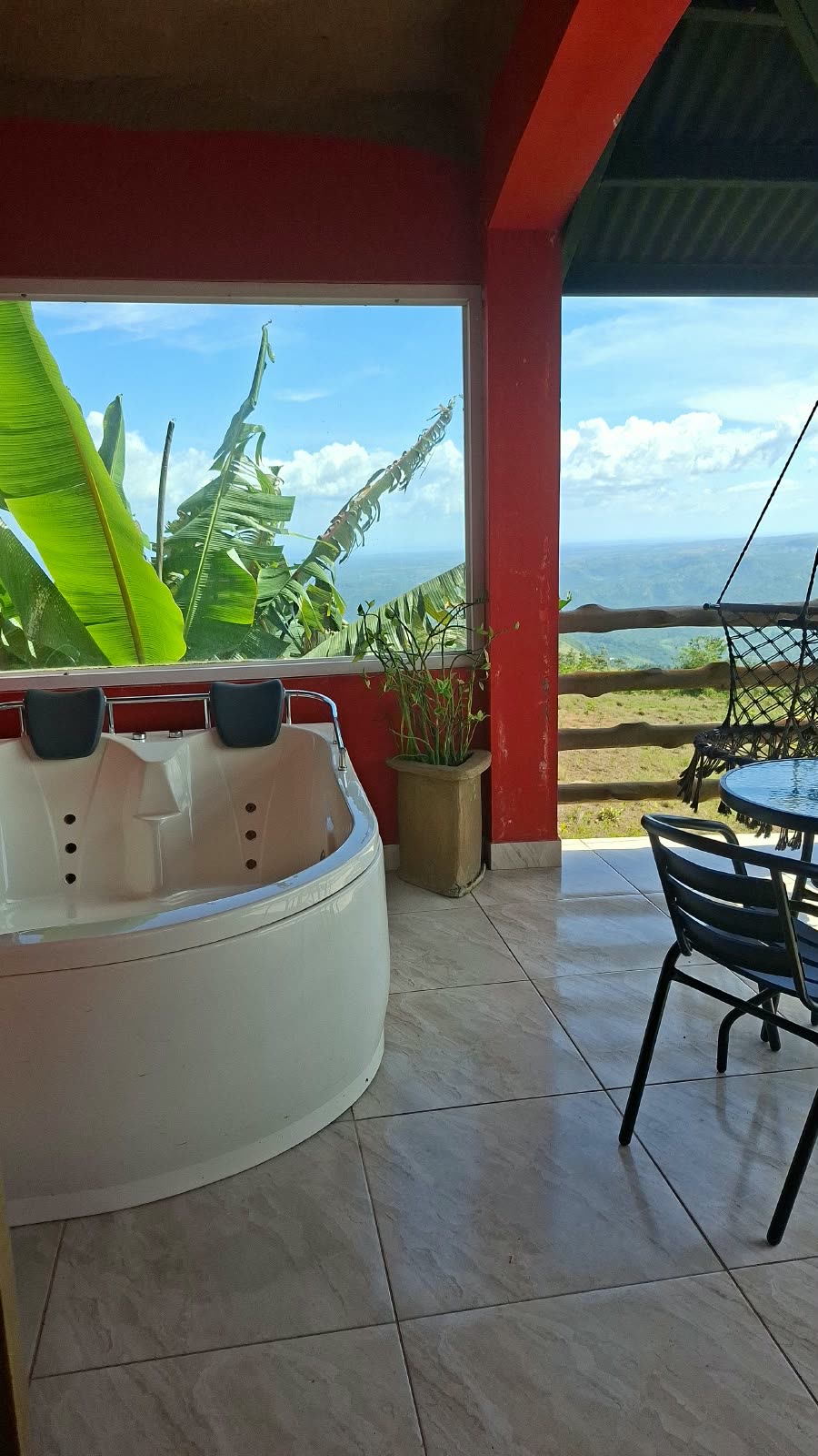 Jacuzzi doble con vista