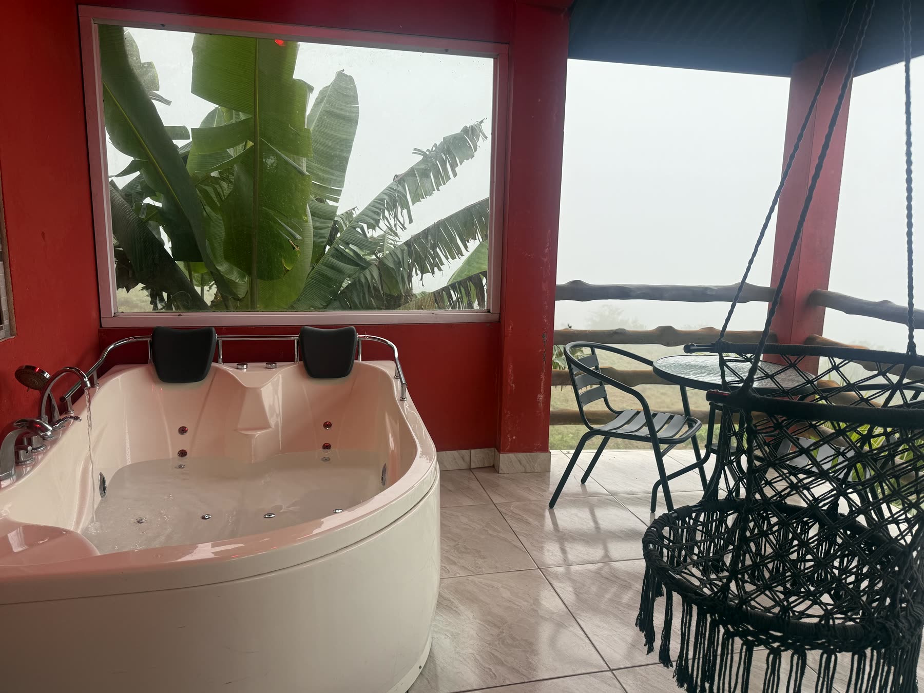 Jacuzzi doble con vista